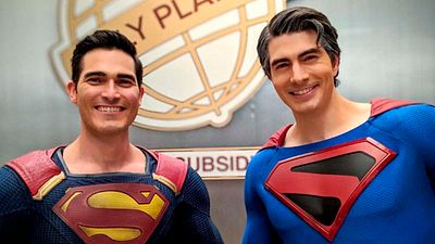 Dos Superman y Flash reunidos en una sola foto noticias imagen