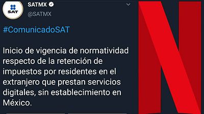 SAT saca comunicado sobre impuestos de servicios digitales y después lo borra noticias imagen