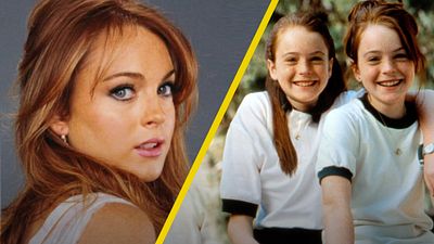 'Juego de gemelas': Lindsay Lohan comparte foto inédita de la película noticias imagen