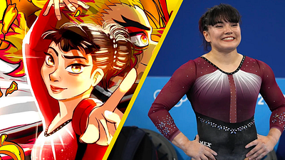 Fan arts para Alexa Moreno al estilo 'Demon Slayer' y la reacción de Samuel Kim a la rutina de la gimnasta en Tokio 2020 noticias imagen
