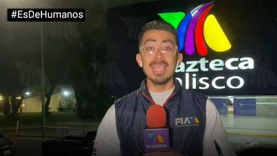 Reportero de TV Azteca se vuelve viral al confundir su televisora con Televisa noticias imagen