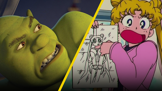 Así de geniales se verían Shrek, Burro y Gato con Botas en el mundo animado de 'Sailor Moon' noticias imagen
