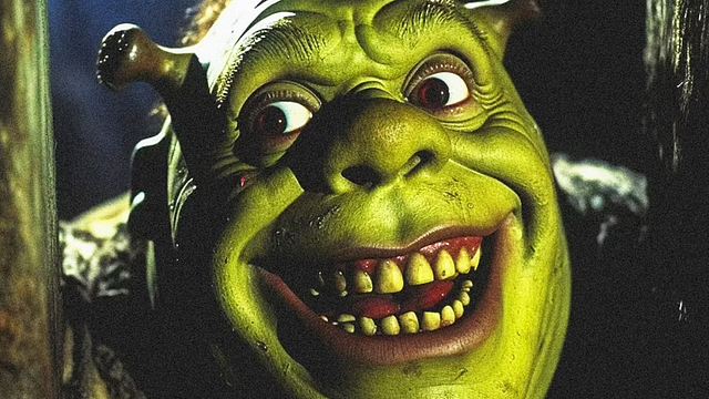 Así se vería Shrek, Burro y Fiona en una película de terror de los años 80 noticias imagen
