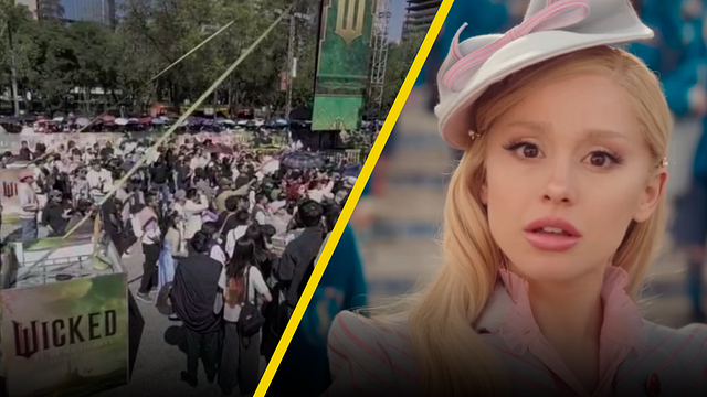 A gritos y empujones: Así comenzó el acceso al fan event de 'Wicked' con Ariana Grande en CDMX noticias imagen