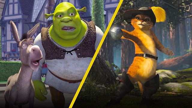 Así lucirían Shrek, Burro y el Gato con Botas si fueran personajes en 'Blanca Nieves' de Disney noticias imagen