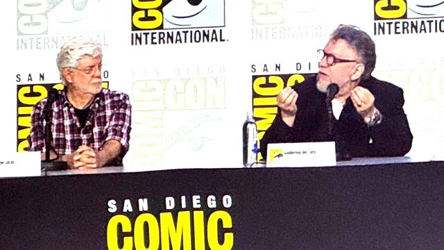 Guillermo del Toro y George Lucas comparten momento histórico en Comic-Con 2025 noticias imagen