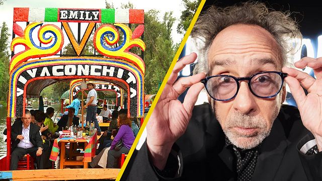 Tim Burton dejó Tepoztlán para llegar a Xochimilco: por qué el director de 'Merlina' está en la CDMX noticias imagen