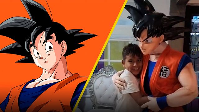 'Dragon Ball Z': Goku y Vegeta sorprenden a niño en fiesta de cumpleaños y se hace viral