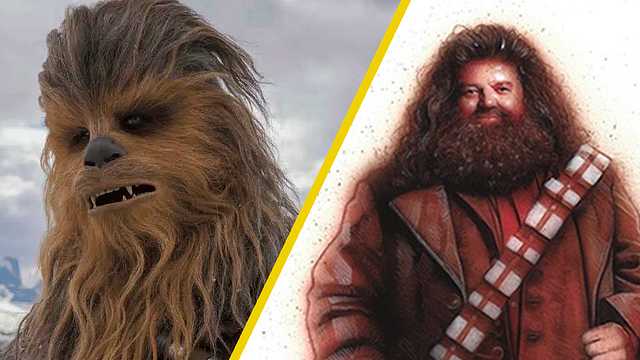 Así se verían los personajes de 'Harry Potter' si fueran de Star Wars (Hagrid sería Chewbacca) noticias imagen