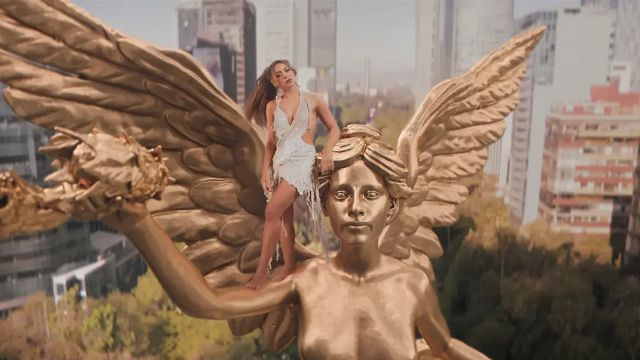 Shakira transformó uno de los monumentos más famosos de México en parte del espectáculo mundialista del momento noticias imagen