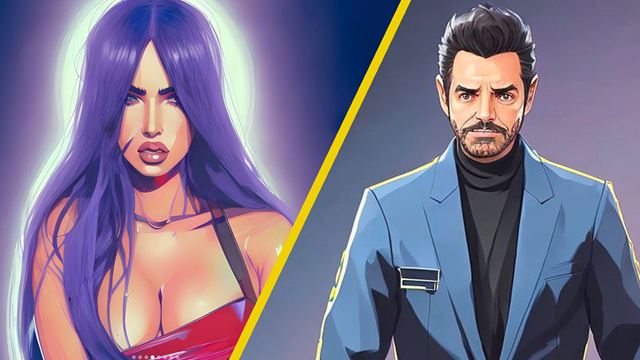 Eugenio Derbez, Megan Fox y famosos con avatares generados por inteligencia artificial
