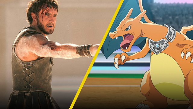 Así se verían Charizard y otros Pokémon luchando en la arena de 'Gladiador 2'