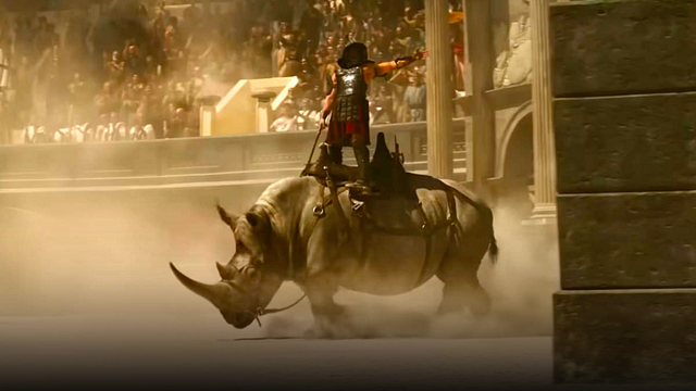 ¿Los romanos realmente lucharon contra rinocerontes? La verdad detrás de las escenas de ‘Gladiador 2’ noticias imagen