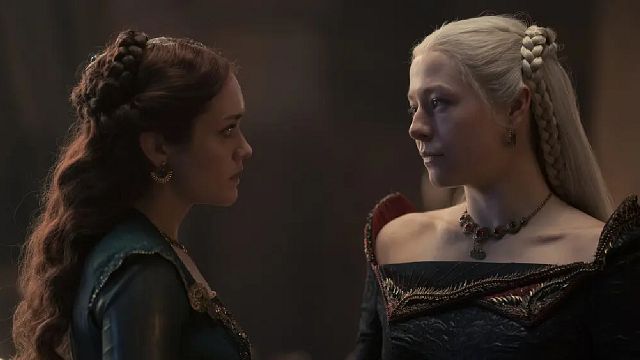 Google recrea el meme de Olivia Cooke y Emma D'arcy en 'House of the Dragon'