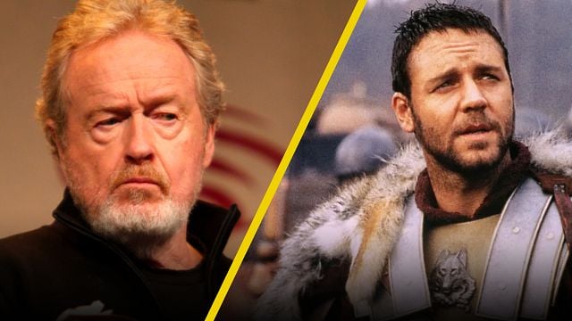 Ridley Scott destapa la brutal reacción de Russell Crowe cuando Joaquin Phoenix dijo "no puedo hacerlo" noticias imagen