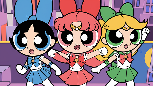 Así de genial se verían 'Las chicas superpoderosas' en el mundo de 'Sailor Moon' noticias imagen