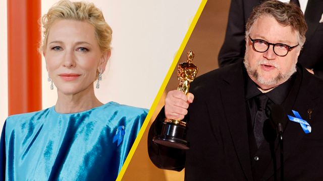 ¿Por qué Guillermo del Toro y Cate Blanchett usaron moños azules en los Oscar 2023?