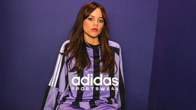 Jenna Ortega cambió el look gótico de 'Merlina' por ropa de Adidas noticias imagen