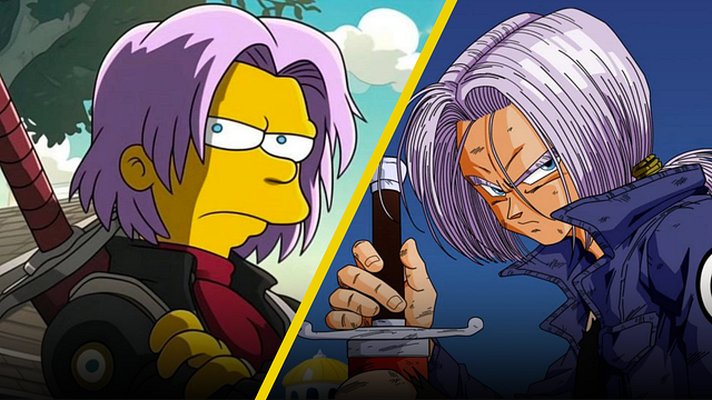 Así se vería 'Dragon Ball' si fueran parte de 'Los Simpson' (Majin Boo es el más extraño) noticias imagen