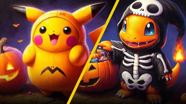 'Pokémon': Así de tiernos se ven Pikachu y Charmander pidiendo calaverita