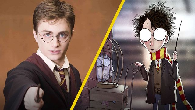 Así se verían los personajes de Harry Potter en el mundo de de Tim Burton