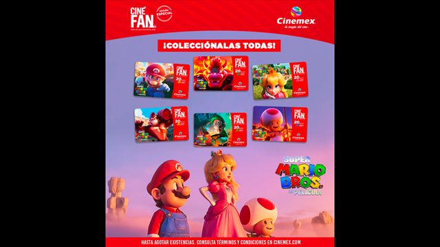 Esto te costará una tarjeta edición especial de 'Super Mario Bros' en  Cinemex - Noticias de cine 
