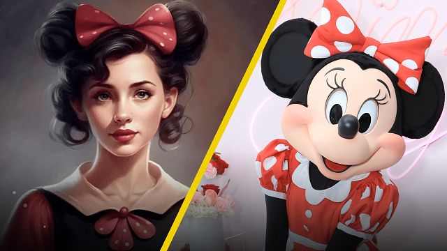 Inteligencia artificial muestra a Mickey Mouse y sus amigos Disney si fueran humanos (Daisy es Angelina Jolie) noticias imagen