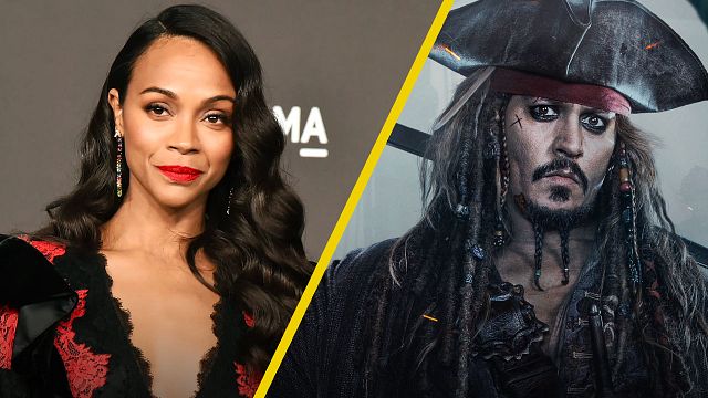 "Una experiencia que no vale la pena repetir": Zoe Saldana no tiene buenos recuerdos de 'Piratas del Caribe' con Johnny Depp noticias imagen
