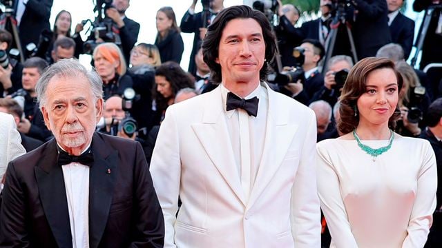 Así desfilaron Francis Ford Coppola y Adam Driver en la gala de ‘Megalópolis’ en Cannes 2024