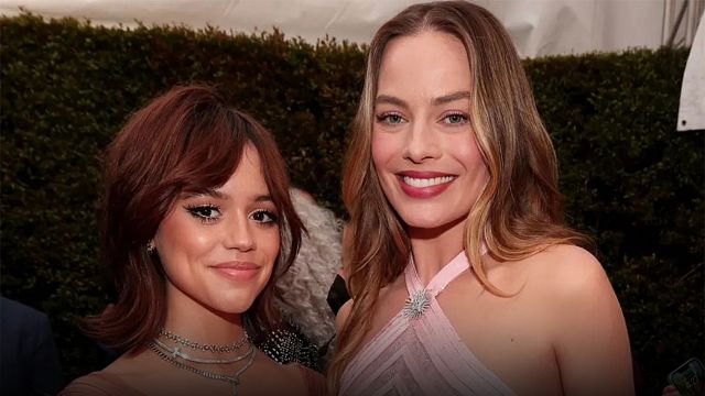 'Merlina': Jenna Ortega posó con Margot Robbie, Anya Taylor-Joy y más celebridades en los Golden Globes 2023 noticias imagen