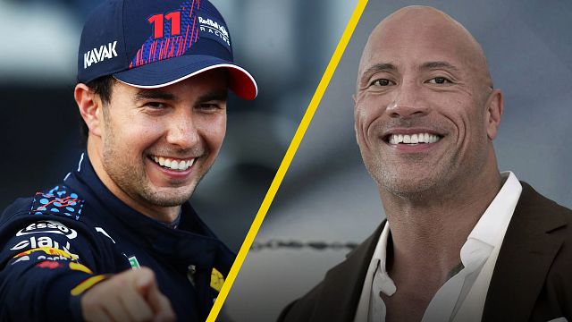 Checo Perez y Max Verstappen se cachetearon con una tortilla como Dwayne Johnson y Kevin Hart noticias imagen