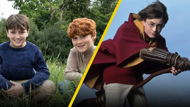 Nuevas imágenes del set de ‘Harry Potter’ para HBO Max muestran a Harry y Ron en su primera clase de vuelo en Hogwarts noticias imagen