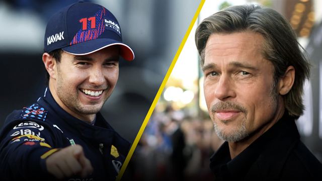 Brad Pitt es fan de Checo Pérez y así lo demostró en el Gran Premio de Estados Unidos