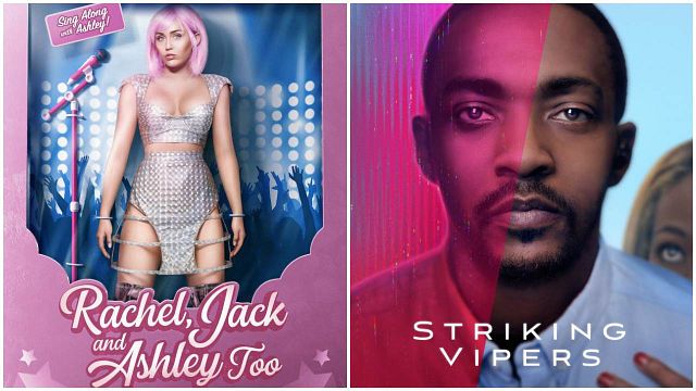Miley Cyrus y Anthony Mackie en los nuevos posters de 'Black Mirror' noticias imagen