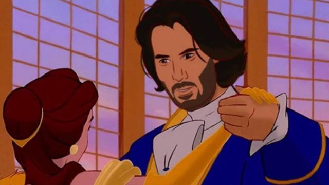 Fan convierte a Keanu Reeves en varios Príncipes de Disney
