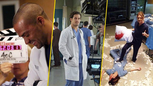 'Grey's Anatomy': 15 fotos detrás de cámaras que nunca habías visto