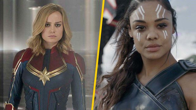 Brie Larson y Tessa Thompson insisten en una relación entre Capitana Marvel y Valkiria noticias imagen