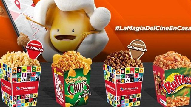 ¡Ya puedes pedir palomitas de Cinemex a domicilio! noticias imagen