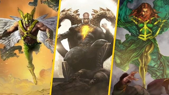 'Black Adam': Dwayne Johnson presenta a Justice Society of America y primeros artes noticias imagen