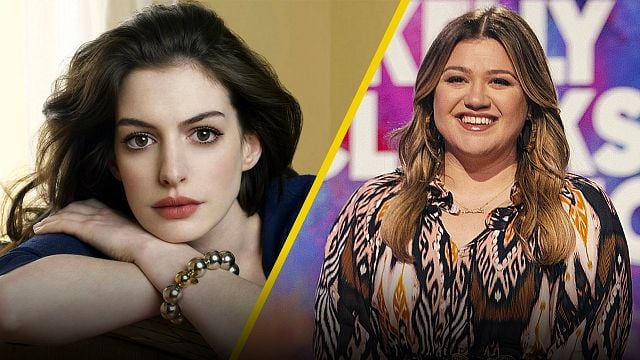 Anne Hathaway sorprende a Kelly Clarkson cantando "Since U Been Gone" en televisión noticias imagen