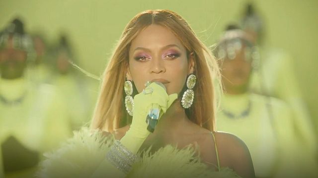 Oscar 2022: Beyoncé luce espectacular vestido verde en show de inauguración noticias imagen
