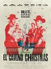 Cartel de Navidad en el camino