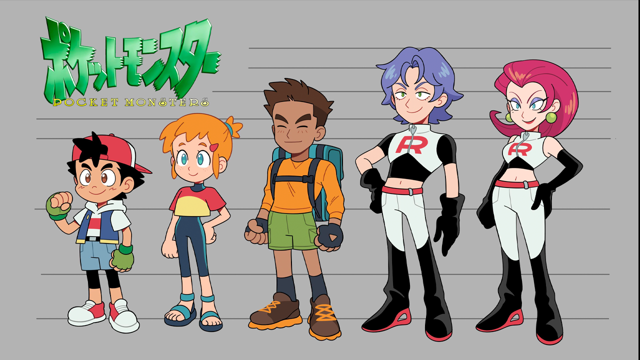 'Pokémon': Así se verían Ash y el equipo Rocket si fueran dibujados por ...