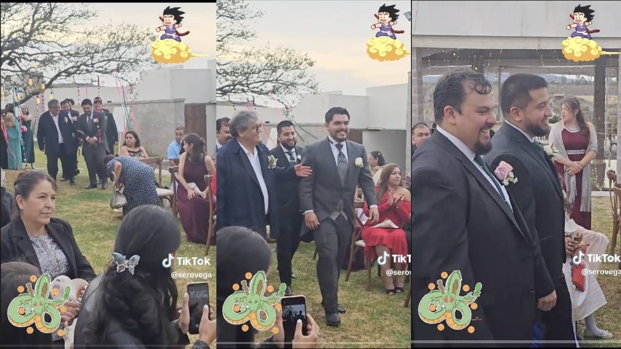 La triunfal entrada del guerrero y novio Z