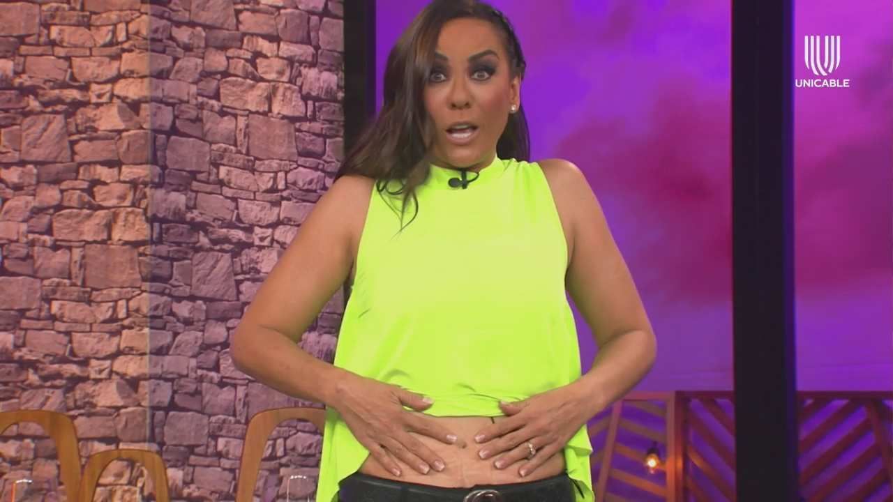 Consuelo Duval mostró su cicatriz en el programa.