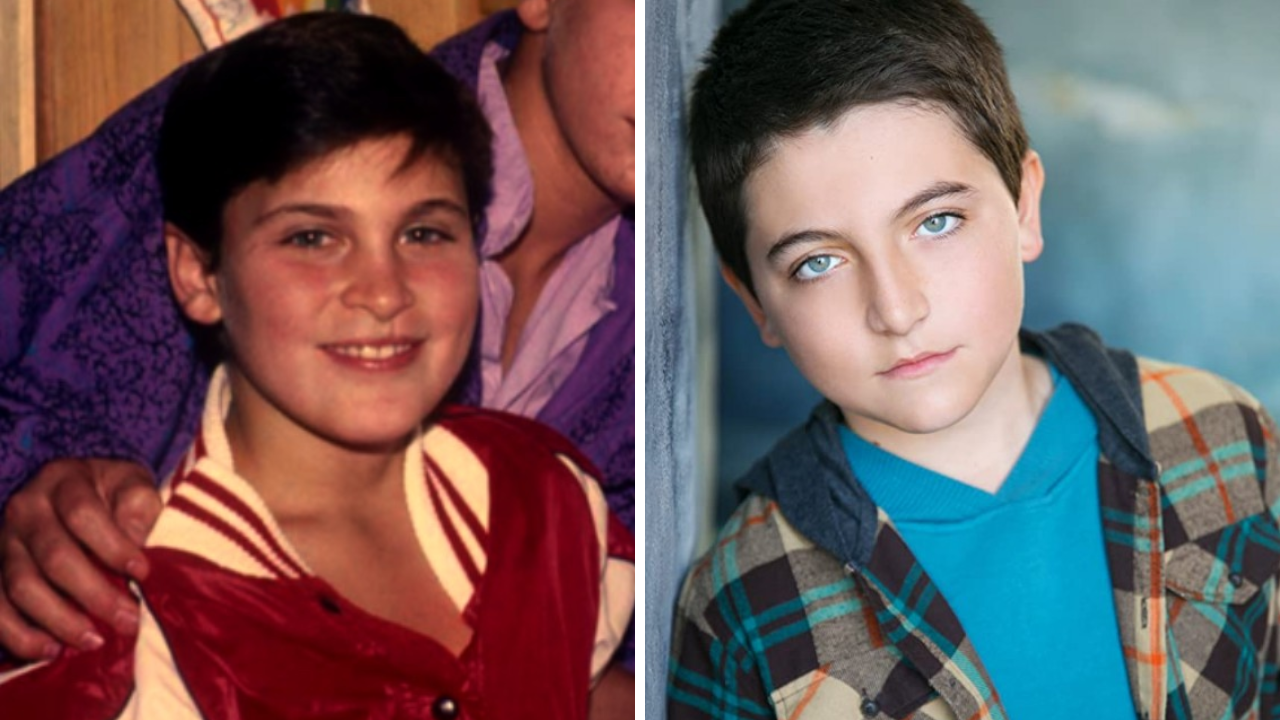 Los niños Joaquin Phoenix y Armen Nahapetian.