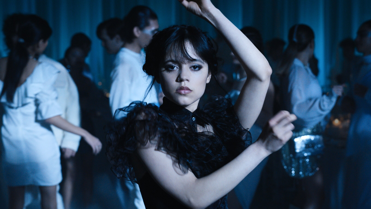 Jenna Ortega en 'Merlina'.