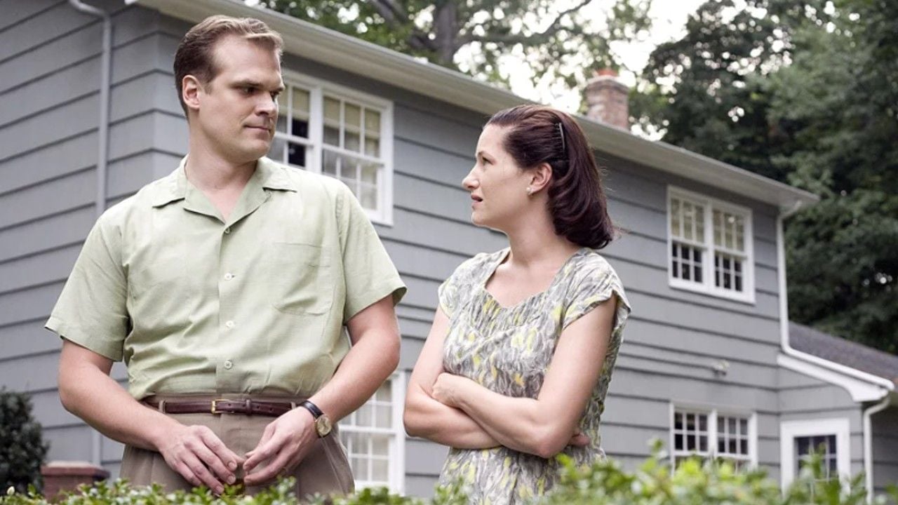 David Harbour y Kathryn Hahn en 'Revolutionary Road'.