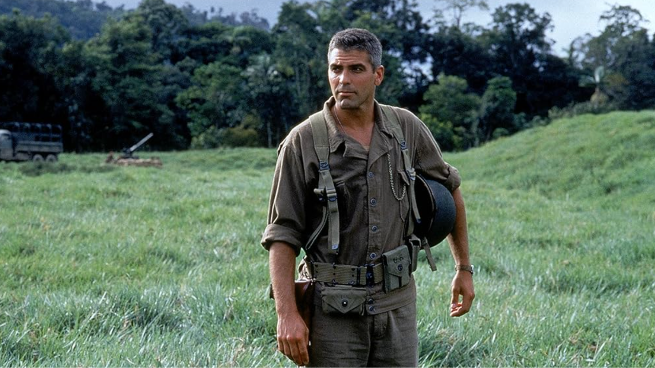  George Clooney en 'La delgada línea roja'. 