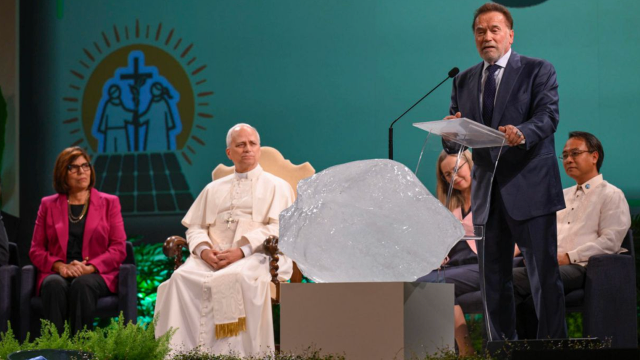 Arnold Schwarzenegger, actor y conferencista. 